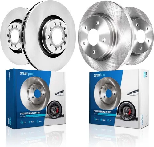 Miniatura 26 de Detroit Axle - Rotores de freno delanteros para Lexus GS350 GS430 GS450h GS460 IS200t IS250 IS300 IS350 Reemplazo de rotores de freno perforados