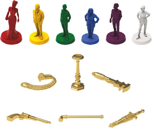Miniatura 6 de Cluedo - Juego de mesa para niños de 8 años en adelante, clásico reinventado para 2-6 jugadores, juegos misteriosos de detectives, tiempo en familia