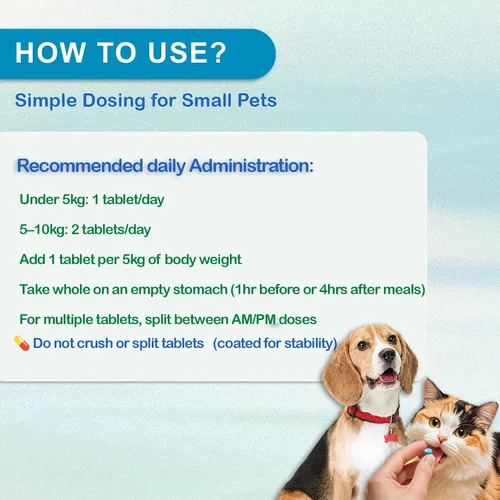 Miniatura 4 de Same 90 para perros y gatos - Suplemento de apoyo hepático con cardo mariano - Ayuda con la salud de las articulaciones, desintoxicación hepática