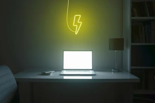 Miniatura 5 de ADVPRO Rayo Rayo Estándar Flex Silicona LED Neon Sign - Azul - st16s42-fnu0002-b