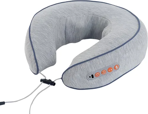 Miniatura 9 de Masajeador de cuello con calor – Alivio del dolor de cuello de tejido profundo, diseño en forma de U, almohada masajeadora eléctrica inalámbrica