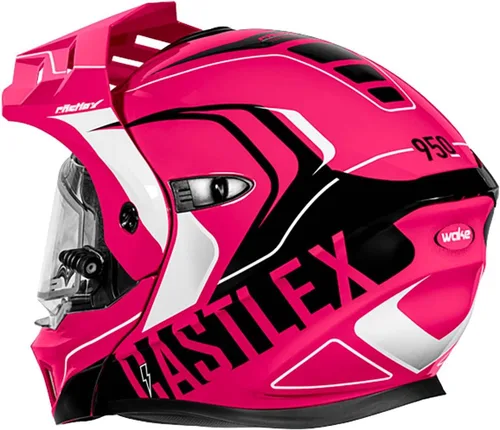 Miniatura 3 de Castle X CX950 V2 Wake - Casco eléctrico modular para nieve (rosa brillante glo/negro - Extra Pequeño)
