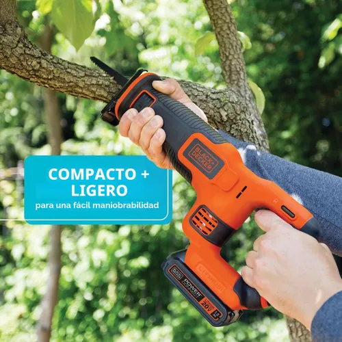 Miniatura 3 de BLACK+DECKER Kit de sierra recíproca inalámbrica de 20V MAX* (BDCR20C)