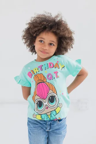 Miniatura 7 de L.O.L. Surprise! Diva Bon Bon Queen Bee Neon QT Camiseta de cumpleaños para niñas de niño pequeño a niño grande