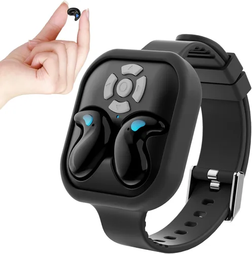 Auriculares para dormir con control remoto, invisibles, pequeños, pequeños, ocultos, deportivos, diseño portátil, video, desplazamiento, página