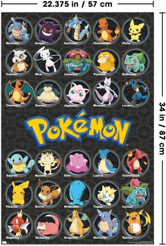 Miniatura 3 de Trends International Pokémon - El favorito de todos los tiempos - Póster de pared