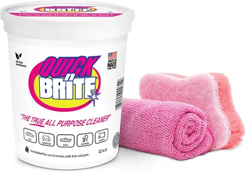 Miniatura 4 de Quick 'n Brite Pasta de limpieza multiusos, verdadero limpiador multiusos, concentrado, 30 onzas