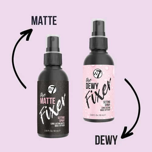 Miniatura 5 de W7 The Fixer - Spray fijador de maquillaje, acabado húmedo, fórmula ultrafina de larga duración, libre de crueldad animal y vegano