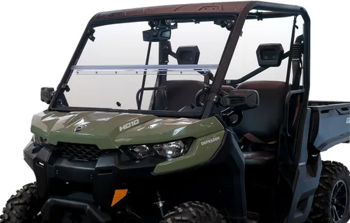 Miniatura 2 de Parabrisas UTV Versa-Fold Seizmik compatible con los modelos Can Am Defender/Defender MAX 2016-2026 UTV Policarbonato resistente a los rayos UV