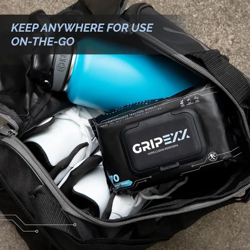 Miniatura 6 de GRIPEXX - 70 toallitas para zapatos, toallitas multiusos para zapatillas de baloncesto y sneakerheads - Alternativa al spray de agarre de baloncesto