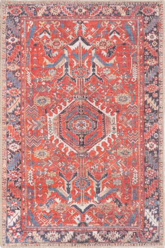 Miniatura 226 de GLN Rugs Traditional Collection - Alfombra de felpilla lavable a máquina, tradicional lavable, antideslizante, alfombra de felpilla de pelo corto