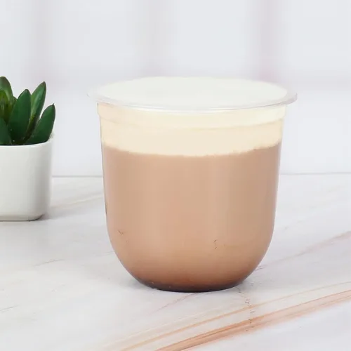 Miniatura 3 de Vasos desechables de plástico transparente de 12 onzas con tapas de cúpula, perfectas para bebidas frías, café, batidos, postres, sin BPA, paquete
