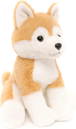 WEIGEDU Juguete de peluche japonés Akita Shiba, lindo, suave y tierno, para todas las edades, 13 pulgadas