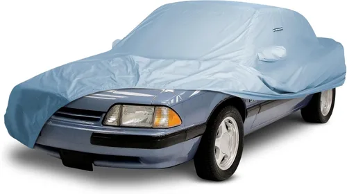 iCarCover Funda Premium para Automóvil para Ford Mustang Coupe Convertible GT Mach 1 Saleen Fastback SOV 1979-2004, de Servicio Pesado, Impermeable,