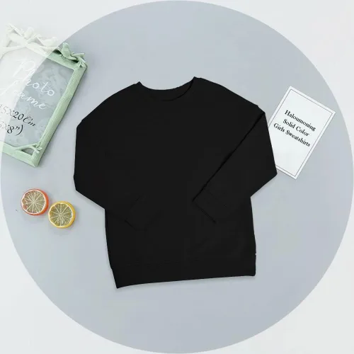 Miniatura 4 de Haloumoning Sudaderas a rayas con bloques de color para niñas de 4 a 15 años