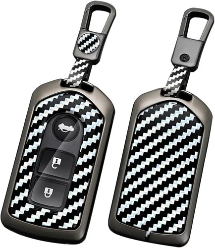Miniatura 12 de ontto Soporte para llave de automóvil compatible con Toyota Camry Corolla Vios Reiz Highlander Crown Prado Yaris Key Fob Smart Remote Car Key Cover