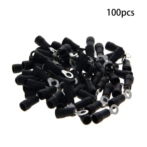 Miniatura 3 de Heyiarbeit Pre aislado tipo anillo cobre engarzado terminales RV1.25-3.2 alambre engarzado terminales conectores para bricolaje cableado eléctrico
