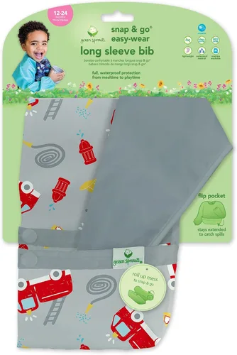Babero de manga larga Snap & Go Easy Wear