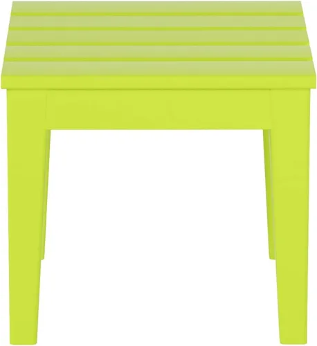 Miniatura 37 de WestinTrends Ashore - Mesa auxiliar Adirondack moderna para patio al aire libre, madera envejecida Roble (Weathered Wood)