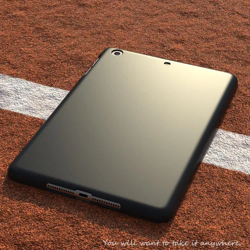 Miniatura 7 de Puxicu Funda para iPad mini 1 2 3, diseño delgado mate TPU goma suave TPU cubierta protectora para 7.9 "iPad mini funda 1ª 2ª 3ª generación, negro