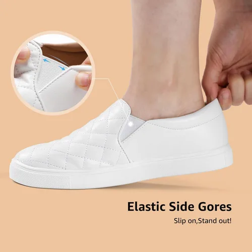 Miniatura 4 de STQ - Mocasines para mujer de espuma viscoelástica, fáciles de poner, cómodos, zapatos para otoño