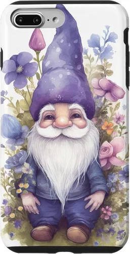 Miniatura 12 de Funda para iPhone 12/12 Pro Cute Purple Aesthetic Anemones Flower Pattern Lavender Gnomo