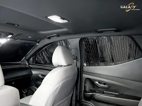 Miniatura 4 de Ventanas laterales de asiento delantero de ajuste personalizado (2 piezas) para Hyundai Santa Cruz SE SEL camión, 2022 2023 2024 2025, accesorios