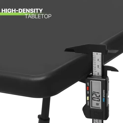 Miniatura 6 de Magshion Bandeja de TV inclinable ajustable de 22 pulgadas, mesa para cena en cama o sofá, cómoda mesa negra plegable con 3 ajustes de ángulo
