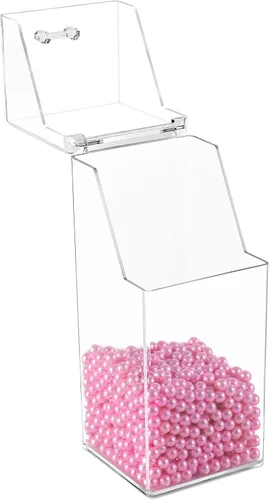 Miniatura 4 de Sooyee Soporte para brochas de maquillaje, organizador de brochas de maquillaje con perlas rosas de 0.315 in, soporte para brochas de maquillaje a