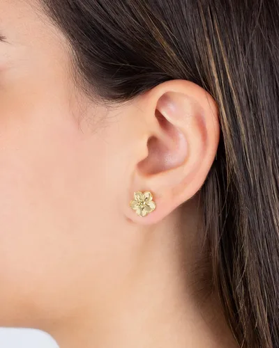 Miniatura 2 de Jewelry Atelier Colección de aretes colgantes rellenos de oro Aretes elegantes rellenos de oro amarillo sólido de 14 quilates para mujer
