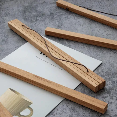 Miniatura 2 de FALAMON Marco Magnético para Colgar Pósteres, Marco Magnético de Madera de Teca para Pósteres, Impresiones, Fotos, Imágenes, Mapas, Pergaminos