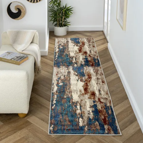 Miniatura 37 de LUXE WEAVERS Lagos Collection - Alfombra de área abstracta beige de 5 x 7 pies