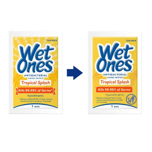 Miniatura 6 de Wet Ones Toallitas de manos antibacterianas individuales, toallitas tropicales, toallitas individuales, toallitas antibacterianas, toallitas de mano