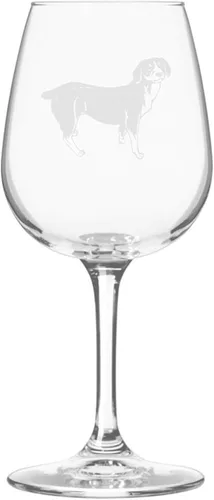 Miniatura 294 de Copa de vino de 12.75 onzas con diseño de perro grabado