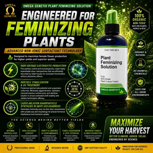 Miniatura 2 de Spray feminizante para plantas, 4 onzas con STS Kicker