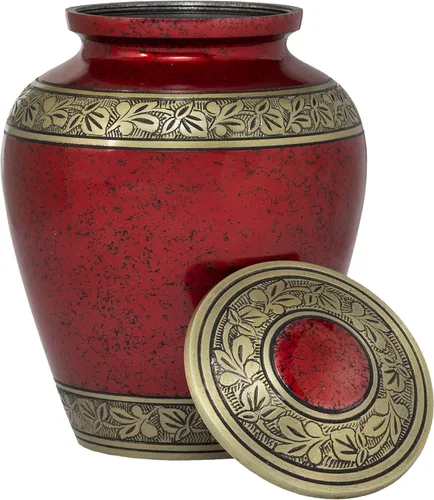 Miniatura 9 de Eternal Harmony Urna grande para cenizas, urna de cremación masculina y femenina para cenizas humanas con acabados elegantes, sello seguro y bolsa