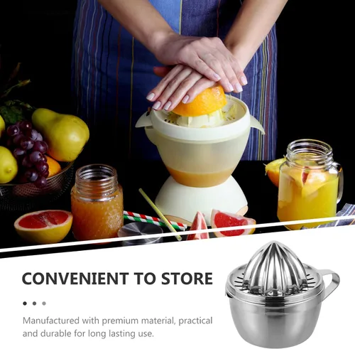 Miniatura 8 de Cabilock Multi-function Manual Lemon Juicer and Citrus Squeezer Stainless Steel Handheld Press for Home Kitchen Fruit Juice Extraction