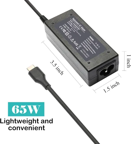 Miniatura 2 de Cargador adaptador de CA para Samsung Notebook 7 Spin NP750QUB-K01US, NP750QUA-K01US, 750QUAI. Por Galaxy Bang USA