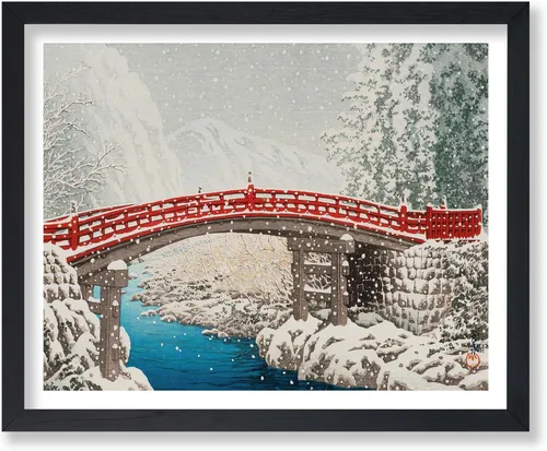 Miniatura 23 de Poster Master Póster Vintage de Vacaciones - Impresión Retro de Navidad - Regalo para Artista, Amigo - Papá Noel en Trineo de Renos, Invierno, Nieve
