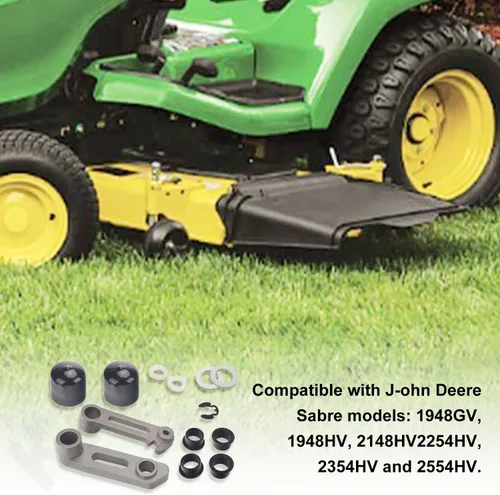 Miniatura 6 de M136635 M143350 - Tensor de brazo tensor y buje de reconstrucción compatible con modelos de tractor y cortacésped John D-eere 48C 54C GT LX GX