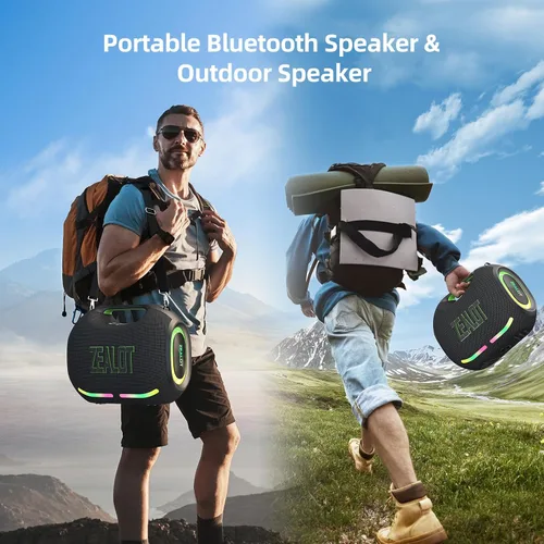 Miniatura 5 de ZEALOT ZE01 - Bocina portátil Bluetooth, 120W de potente sonido estéreo con graves profundos, inalámbrica, gran bocina para fiesta, compatible