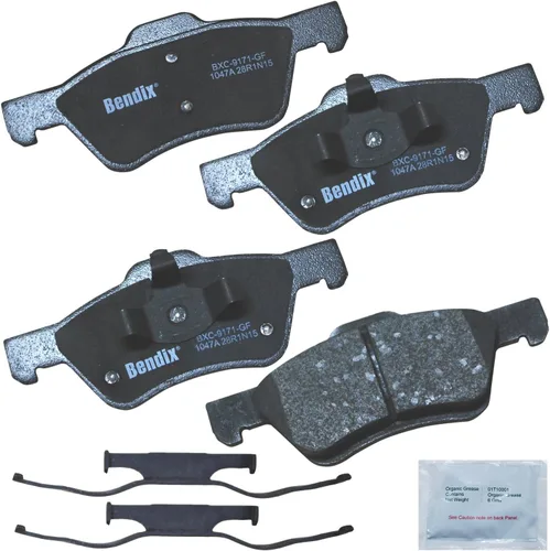 Miniatura 378 de Pastillas de freno delanteras cerámicas Bendix Priority1 CFC2302 para Hyundai Elantra 2021, Sonata 2022-2020, Kia K5 2023-2021