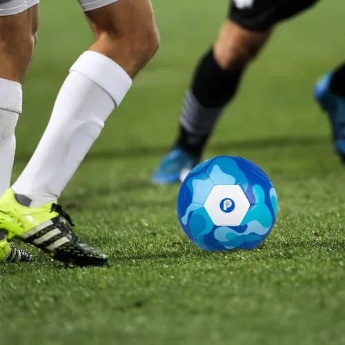 Miniatura 5 de PP PICADOR Balón de fútbol tamaño 5, pelota de fútbol tricolor para jóvenes y adultos, pelotas de fútbol para niños y niñas, para deportes