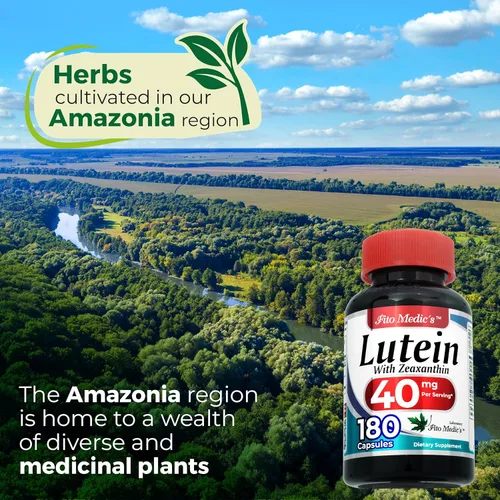 Miniatura 7 de FITO MEDIC'S Lab Luteína 180 Cápsulas 40 mg Suplementos de Luteína 40 mg Luteína y zeaxantina Extracto Concentrado Luteína 40 mg