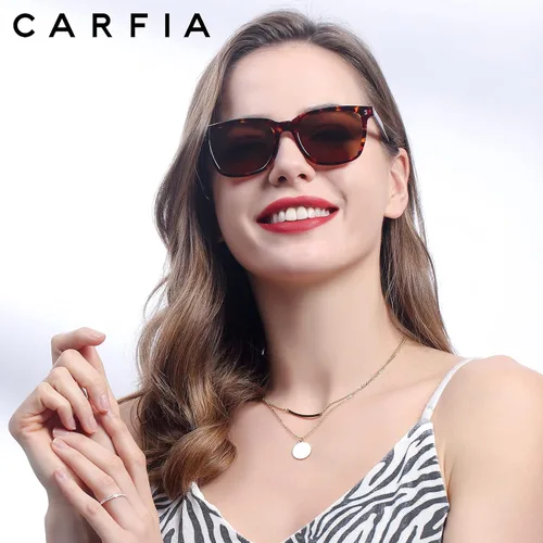 Miniatura 53 de Carfia Chic - Lentes de sol polarizados para mujer, protección UV400, marco de acetato pulido a mano