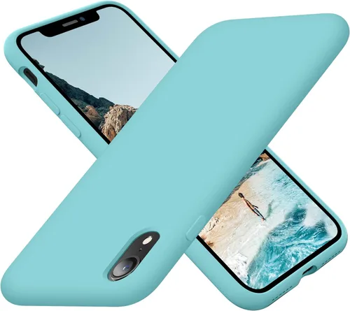 Miniatura 25 de Cordking - Carcasas para iPhone XR, de silicona muy delgada, a prueba de golpes, con forro de microfibra suave a prueba de rayones, de 6.1 pulgadas