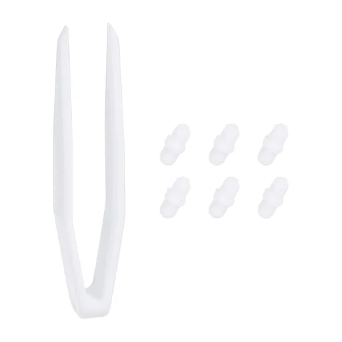 PATIKIL Barra agitadora magnética, 0.315 x 0.118 in, 6 piezas de PTFE magnético, barra mezcladora magnética para vaso de precipitados de fondo