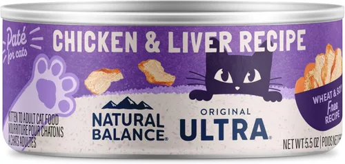 Miniatura 14 de Natural Balance Original Ultra - Alimento enlatado húmedo para gatos, receta de atún y camarones, 5.5 onzas (paquete de 24)