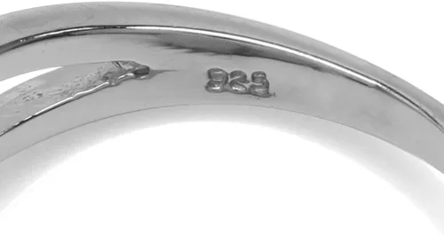 Miniatura 5 de Silvershake 8x6mm Oval Shape White Gold Plated 925 Sterling Silver Solitaire Ring