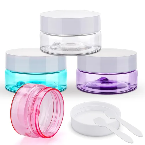 Miniatura 9 de Cosywell Tarros de viaje para crema para artículos de tocador, aprobados por la TSA, paquete de 4 recipientes de cosméticos recargables a prueba